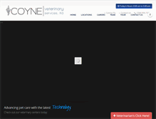 Tablet Screenshot of coynevetservices.com